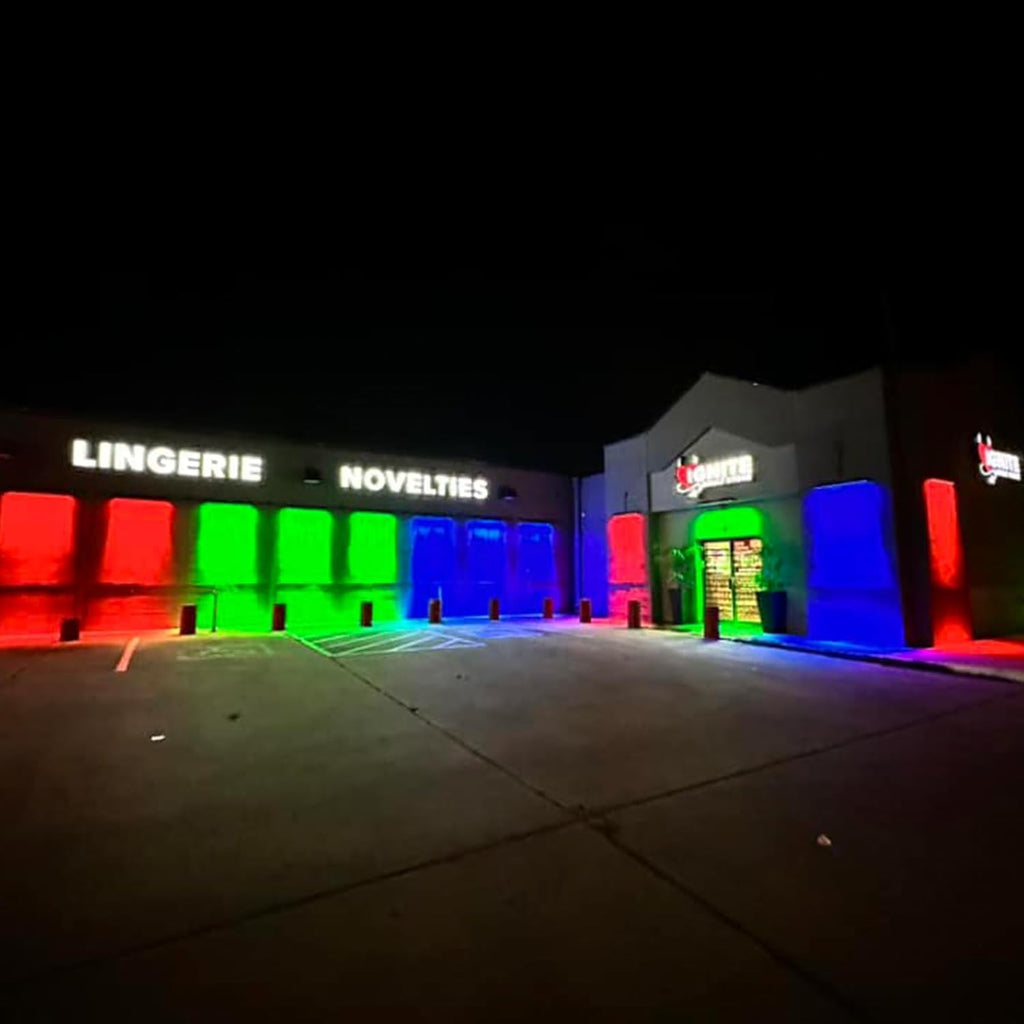 ATCD Lighting 168W Programmable RGB+CCT LED Wall Washer Light Bar, Linkable