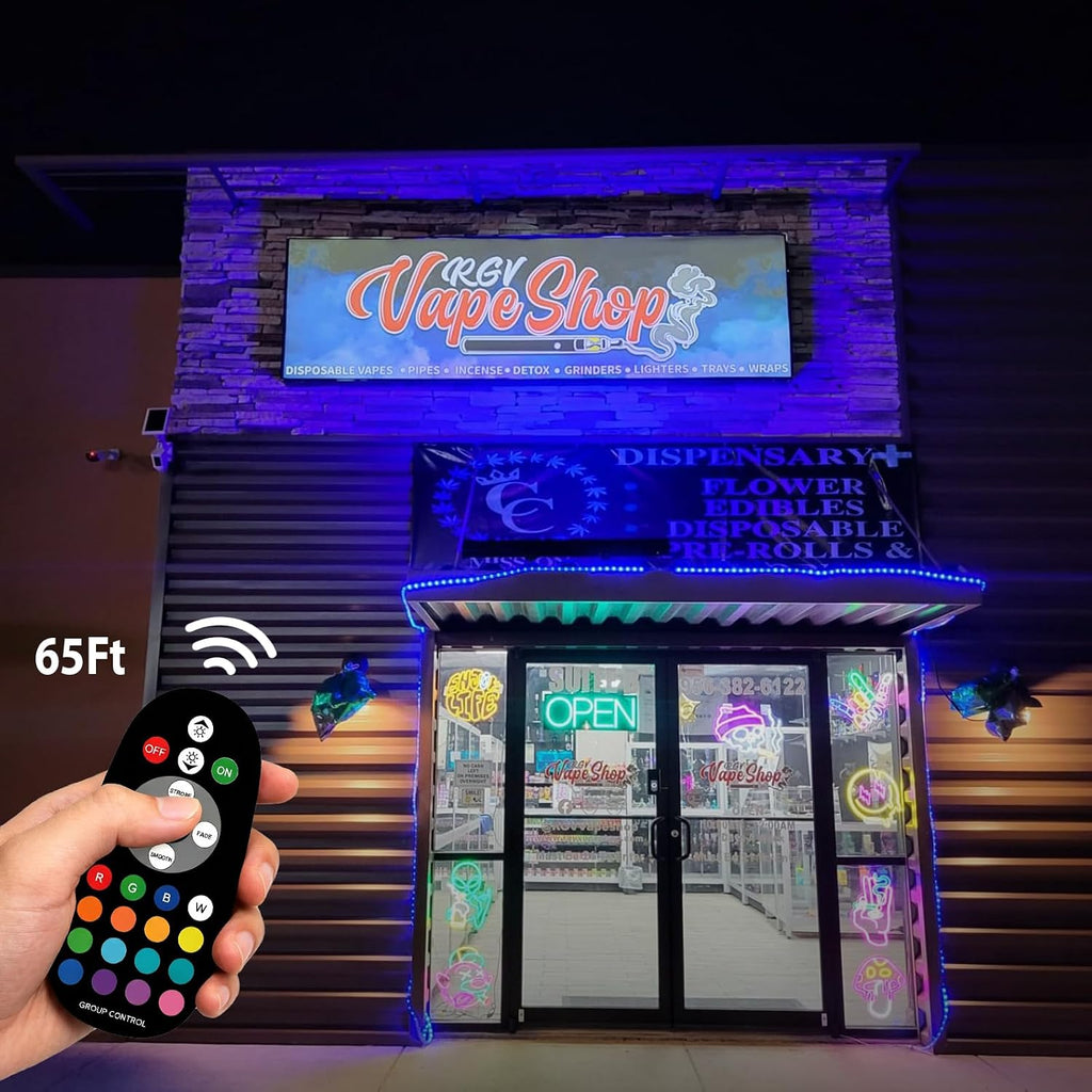 144W Linkable RGBW LED Wall Washer Light, Group & Individual Remote Control